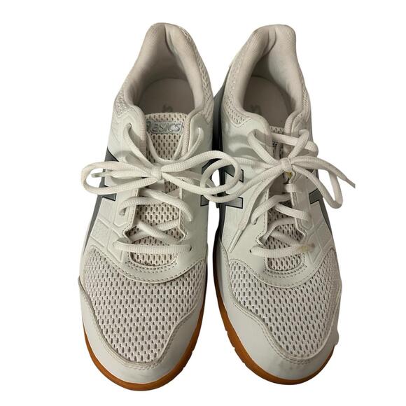 ASICS Gel Rocket 8 White Court Shoes Sz 9.5 - Picture 4 of 8